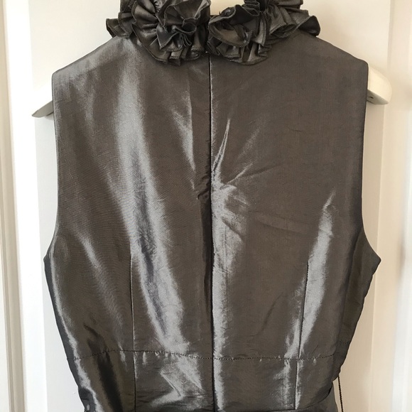 Gorgeous Silver-Grey Dress, Size 10 - Picture 5 of 7